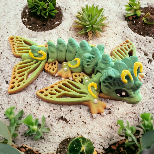Flexi Butterfly Wyvern Dragon Charms